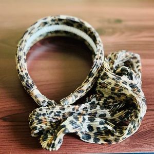 Leopard Headbands with Scarf